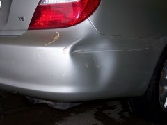 Dented Bumper